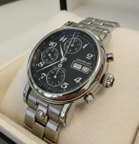 Relógio Original Montblanc Meisterstuck Legacy 4810 510 Chronograph, impecável!