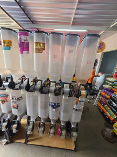 dispenser de ração 10 módulos de 40 litros