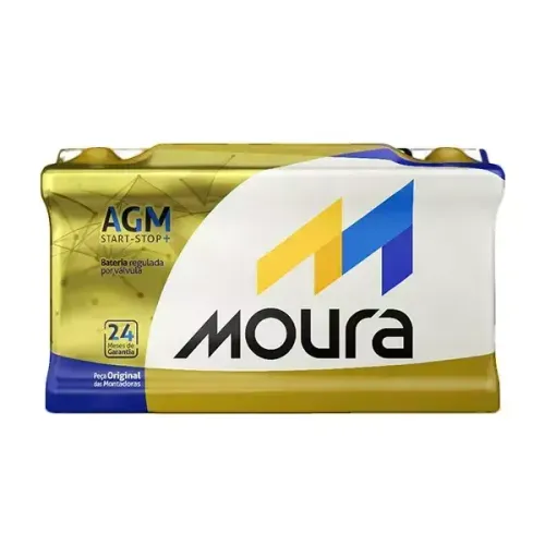 Vendo Bateria Moura AGM MA80CD 80Ah NOVA LACRADA GARANTIA