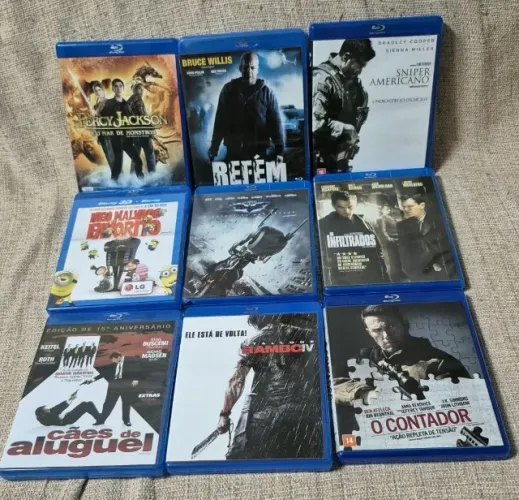 17 DVDS BLU-RAY - DIVERSOS