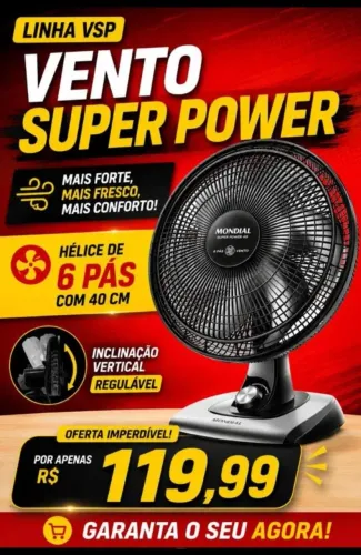 VENTILADOR MONDIAL NOVO