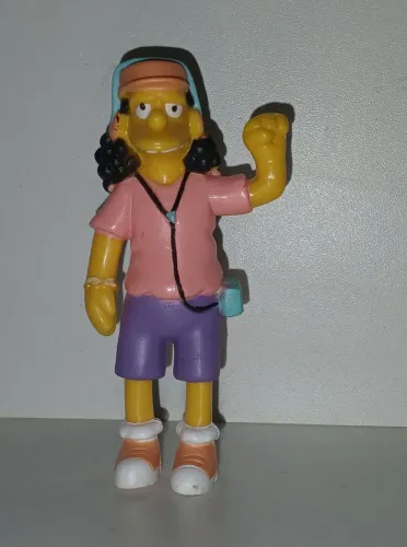 BONECO MINIATURA OS SIMPSONS OTTO MANN MOTORISTA DO ONIBUS DA ESCOLA