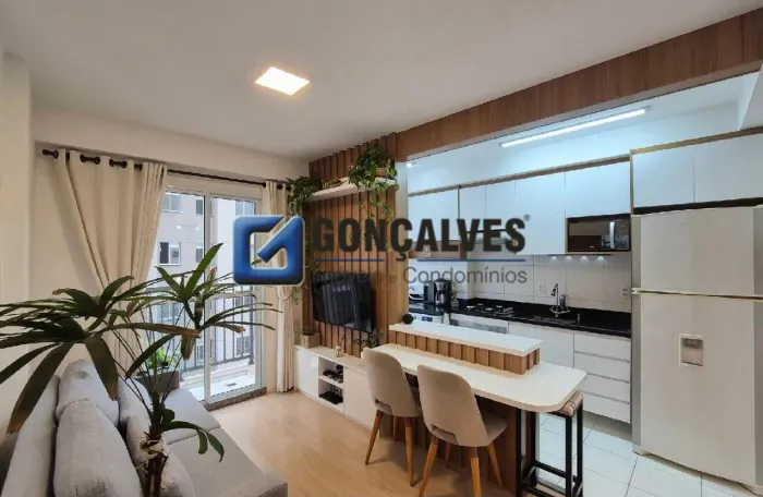 Apartamento 2 Dorms Frente com 1 Vaga, Mobiliado | São Bernardo do Campo/SP