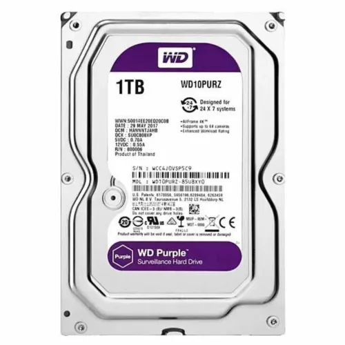 HD 1Tb Amazenamento WD Purple
