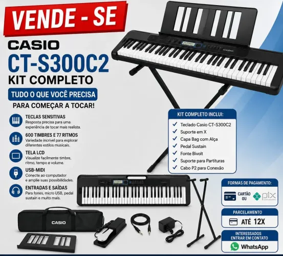 Teclado Cássio CT S 300
