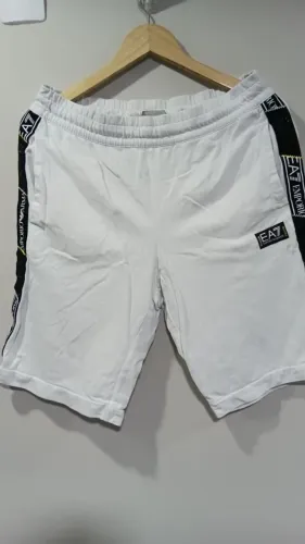 Bermuda EA7 Emporio Armani Original Branca - Tam M (com autenticação)