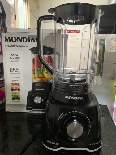 Liquidificador mondial pratic turbo 3