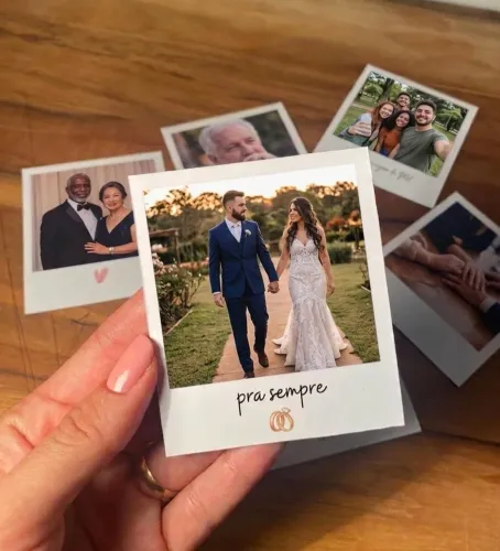 Fotos polaroide com imã 