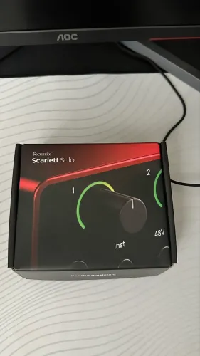 FOCCUSRITE SCARLETT SOLO 4 GERAÇÃO