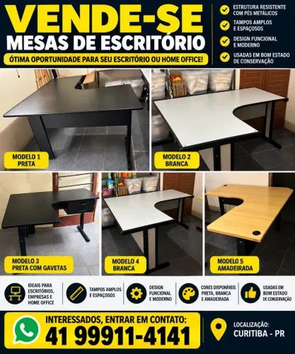 Mesas Escritório de Excelente Qualidade