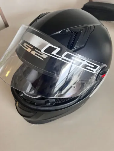 Capacete LS2 Preto Fosco TAM 56