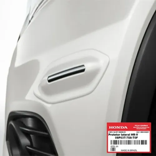 Protetor lateral Parachoque Diant c/Friso HRV 2016 a 2018 Original Honda