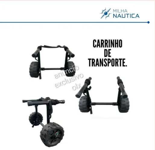 Carrinho de transporte para caiaque raptor com cinta