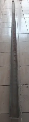 Calha / Bica de Telhado em Galvanizado Usada - 5,83 metros