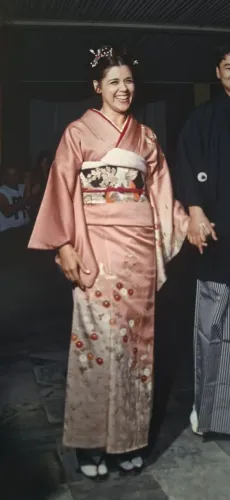 Kimono Tradicional Japonês Original - 100% Seda - Importado do Japão