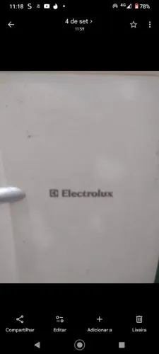 Geladeira Electrolux