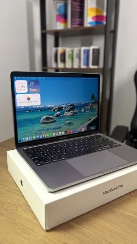 MACBOOK PRO M1 2020 8/256GB SPACE GRAY NOVÍSSIMO COMPLETO COM CAIXA