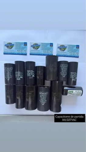 Capacitores de partida de motores diversos