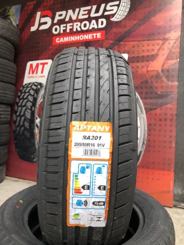 Pneu 205/55/R16 Aptany Sport com otimo custo benefico e excelente durabilidade.