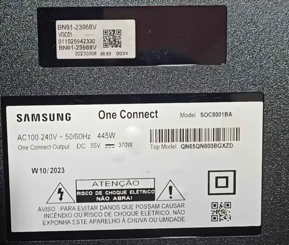 Receptor Módulo One Connect para TV Samsung Neo QLED 8K modelo QN65QN800BGXZD
