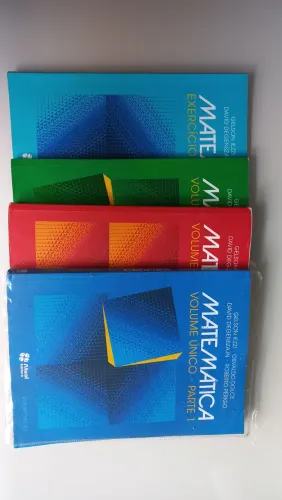 4 volumes Matemática -De Iezzi Gelson Editora Atual Didáticos Vol 1,2,3, Exercício