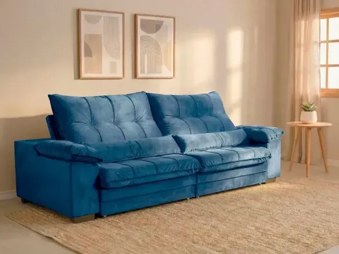 Sofá Azul Marinho 2,30m