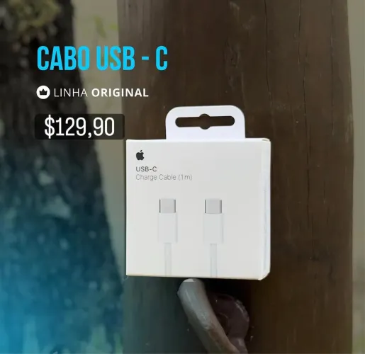 CABO APPLE ORIGINAL TIPO-C E LIGHTNING