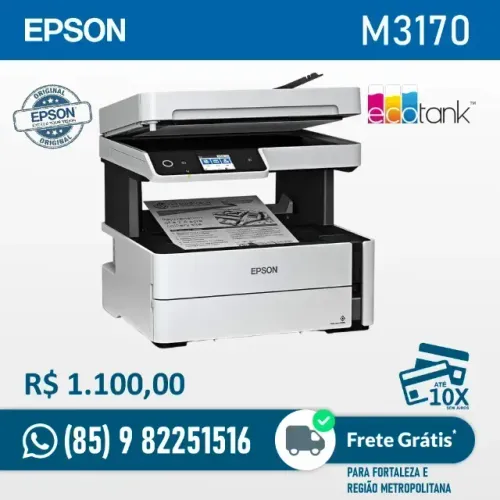 Impressora EPSON M3170 Monocromática - Super rápida e econômica - Perfeita