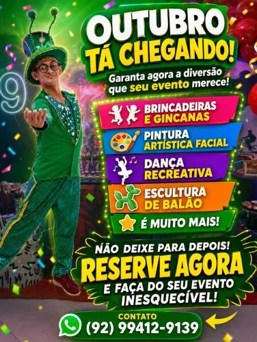 Animador festa infantil