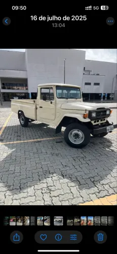 Toyota Band.Jipe Cap.de Aço Chas. Curto Diesel 1991