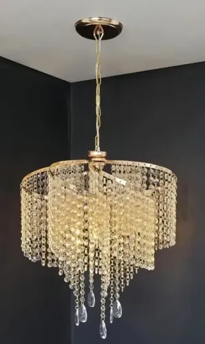 Lustre de Cristal Acrílico