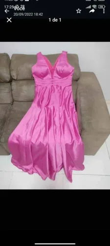 Vestido de festa pink