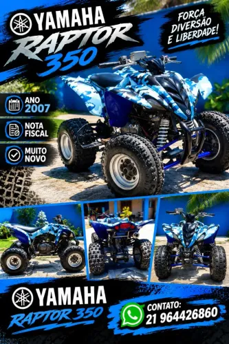 Quadriciclo Yamaha raptor 350cc