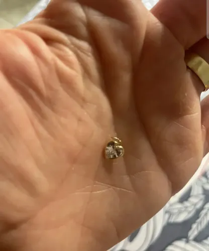 Pingente ouro 18k coração