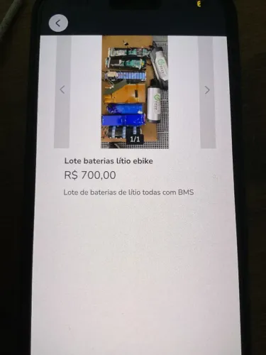 Lote bateria lítio