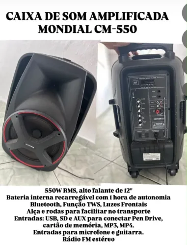 Vendo caixa de som  Amplificada 