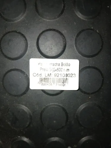 Piso de borracha TIPO BOTÃO