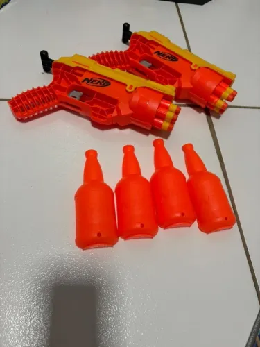 Lançador de Dardos - Nerf com Alvo Duplo - Alpha Cobra - Hasbro