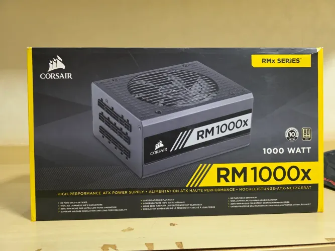 Fonte Corsair RM1000x 1000W 80 Plus Gold Modular - Alta Performance