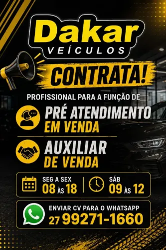 vaga de auxiliar de vendas e pré venda, enviar CV