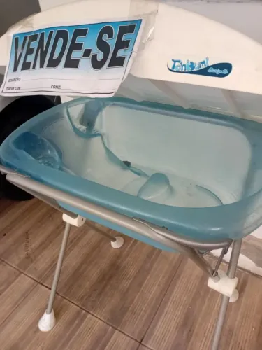 Banheira com trocador