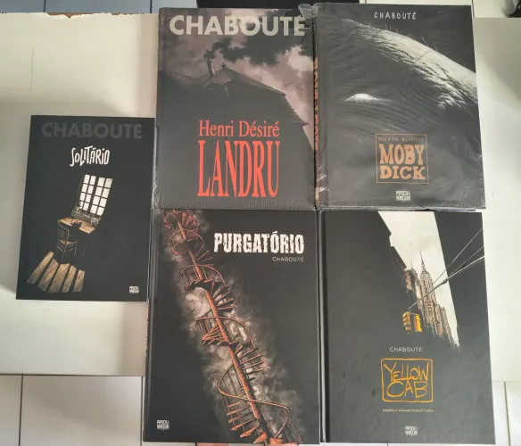 HQs Chabouté Moby Dick, Yellow Cab, Purgatório, Solitário e Henri Désiré Landru