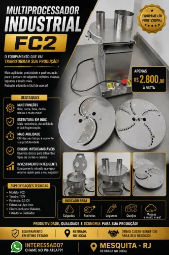 MULTIPROCESSADOR INDUSTRIAL FC2