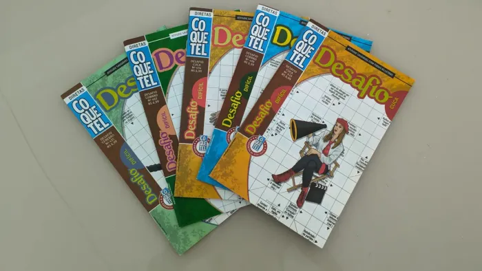 5 Palavras Cruzadas Coquetel (difícil)