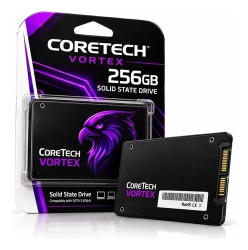 SSD 256GB 2.5* VORTEX CORETECH BOX - LOJA DADO DIGITAL