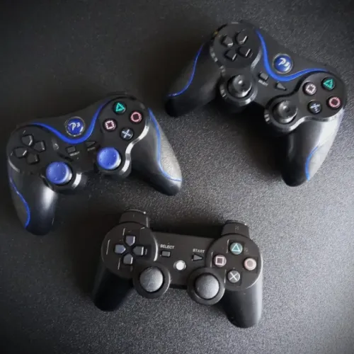 Lote Com 3 Controles Paralelos - Playstation 3