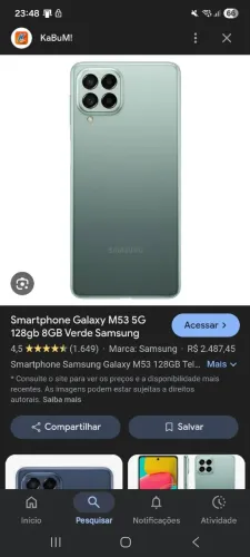 Celular Samsung M53
