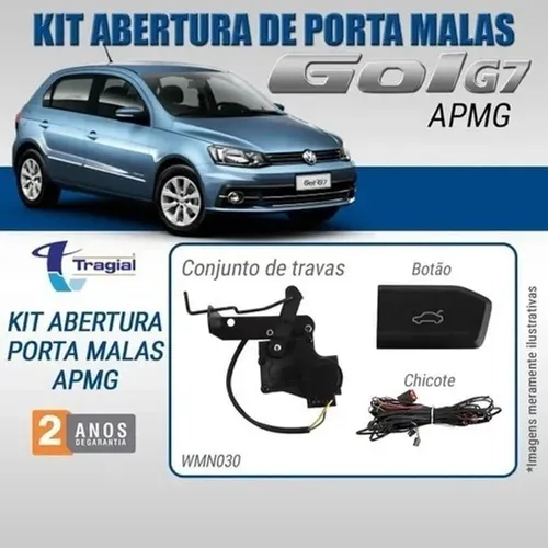 Kit Tragial - Trava Abertura Porta Malas Gol Voyage G7 G8 