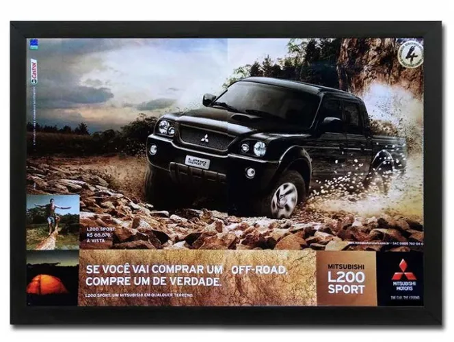 Mitsubishi L200 Sport ou Outdoor - Quadro decorativo