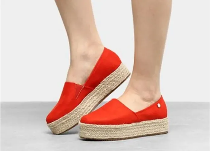 Sapatilha e spadrille vermelho vizzano n36